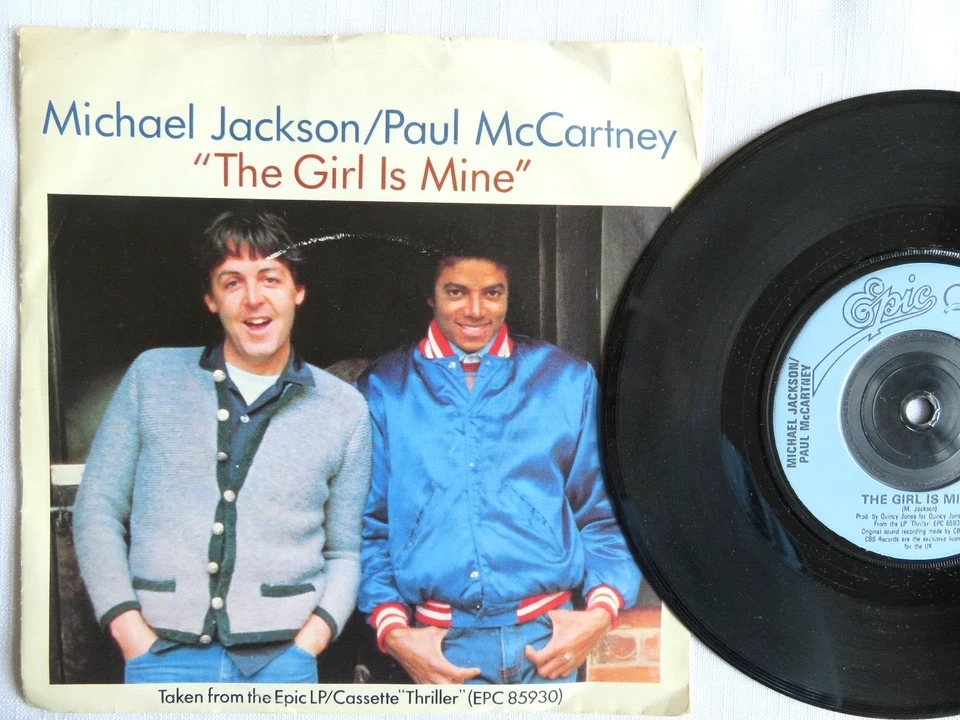 Michael Jackson & Paul McCartney - The Girl Is Mine    EPCA2729       VINYL MINT - Image 1 of 1