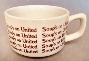 United Airlines Soup’s On 3" Cup - Picture 1 of 2