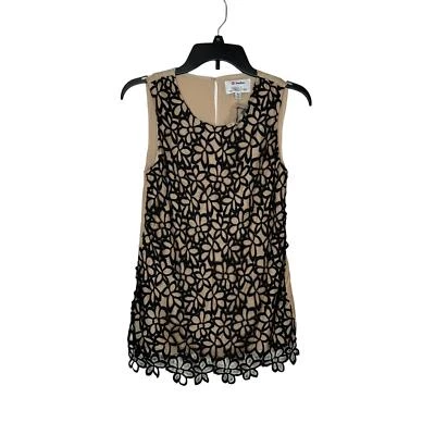 Neiman Marcus Women's Top Lela Rose Floral Silk Blend Sleeveless Target XS NWOT - Image 1 of 4