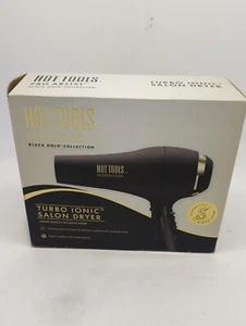 Hot Tools Pro Artist Black Gold Collection Turbo Ionic Salon Dryer - Picture 1 of 4