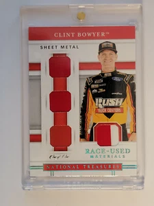 2020 National Treasures Clint Bowyer Raced-Used Sheet Metal 🔥🔥 1/1 🔥🔥 QRU-CB - Picture 1 of 2