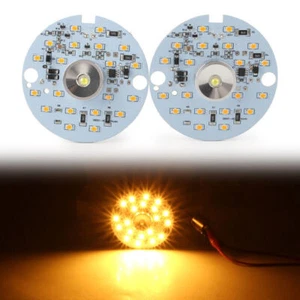 2x 1157 LED Turn Signal Insert Light Lamp Fit Harley Electra Glide Ultra Classic - Imagen 1 de 12