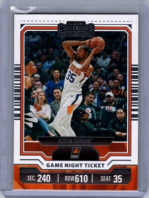 2023-24 Panini Contenders Game Night Ticket #18 Kevin Durant- Suns - Image 1 of 2