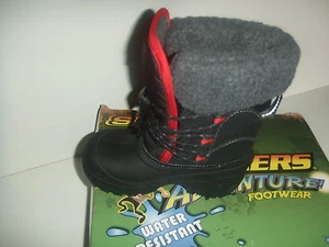 SKECHERS BRUMAL NOIR BOTTINES OU CHAUSSURES APRES SKI POINTURE EU 27.5  - Imagen 1 de 10