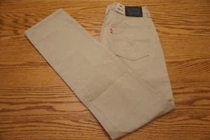 NWT MEN'S LEVI JEANS PANTS 514 Size 32 x 36 Straight Below Waist Khaki $69.50 - Picture 1 of 2