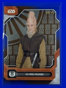 Ki-Adi-Mundi The Phantom Menace Orange 14/25 Topps Star Wars High Tek 2024 #59 - Foto 1 di 3