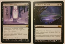 Mtg Leyline Of The Void X2 Guildpact M11 Black Rare Enchantment
