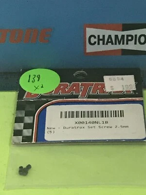Duratrax DTXZ7090 New Set Screws 2.5mm (5) NewInPackage 🇺🇸USA Shipped - Image 1 of 4