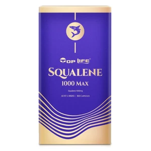 Top Life Squalene 1000 Max 365 Capsules 100% Squalene (Not Complex) Fatty Acids - Picture 1 of 2
