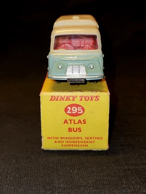 Vintage Old 295 Standard Atlas Auto Bus Dinky Toys England Meccano 1950 With Box - Image 1 of 4