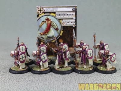 30mm Warmachine WDS painted The Protectorate of Menoth Temple Flameguard q32 - Image 1 of 4