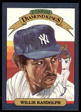 1986 Donruss Super Diamond Kings Willie Randolph New York Yankees #16