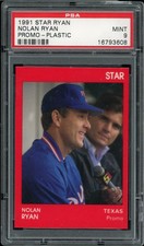 1991 Star Ryan Baseball Nolan Ryan Promo Plastic PSA 9