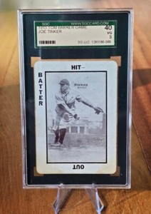 1913 Tom Barker Game HOF Joe Tinker SGC VG - Rare