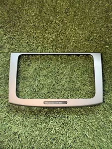 2006 2007 VOLKSWAGEN PASSAT DASH RADIO BEZEL TRIM SILVER 3C0858069M OEM - Picture 1 of 6
