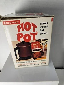 Olla caliente vintage Fairgrove hierve 4 tazas de agua en 5 minutos café, sopa, avena - Imagen 1 de 7