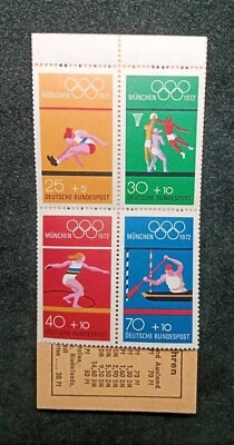 München 1972 Olympic Games - Stamp Booklet  - Image 1 of 2