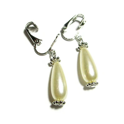 Ohrclips Clips Ohrringe ohne Ohrlöcher Tropfen NEU - Bild 1 von 3