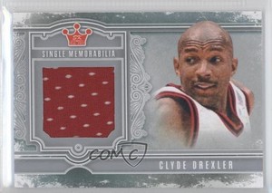 2013 Sportkings Series F Single Memorabilia Silver Clyde Drexler #SM-04 HOF