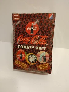 1995 Coca-Cola Coke Caps Pogs - 36 Count, 5 Milk Caps - SEALED VINTAGE - Picture 1 of 4