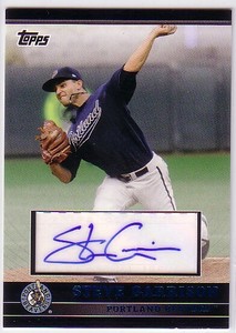 2010 Topps Pro Debut Prospect Autographs Blue #SG Steve Garrison S2 /199 - NM-MT