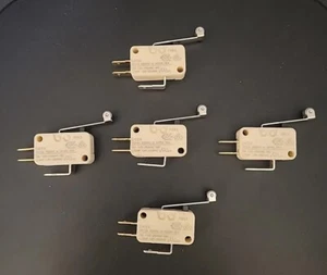 Cherry D45x Micro Switch 27mm Long Lever Roller New Bulk Lot Of 5 15A 125-250VAC - Picture 1 of 2