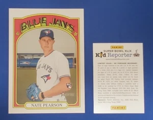 2021 Topps Heritage #OB-ARZ Nate Pearson Oversized Box Topper 3.75" X 5.25" - Picture 1 of 1