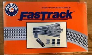 Lionel 6-12047 O-72 Remote-Control FasTrack Wye Switch Turnout - 1 extension