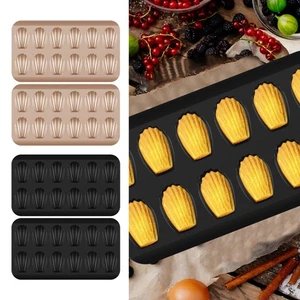 2 Pcs Carbon Steel Shell Baking Mold Efficient Cookie Cake Pan Easy ClHpG - Picture 1 of 22