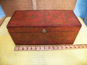 Decorative Wooden Wine / Liquor Bottle Storage Box / Case - Picture 1 of 11