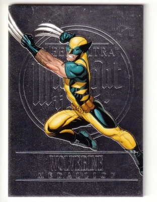 Wolverine Medallion 2023 Fleer Ultra Midnight Sons M-49 - Image 1 of 2