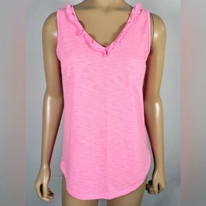 Lilly Pulitzer Damen-Tanktop Größe Extra Small XS rosa Gigi Rüschen - Bild 1 von 8