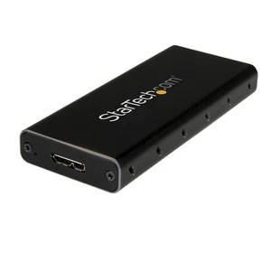 StarTech.com M.2 SSD Enclosure for M.2 SATA SSDs - USB 3.1 (10Gbps) with USB-C C - Picture 1 of 6