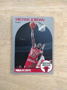 Michael Jordan 1990-91 NBA Hoops #65 Chicago Bulls Basketball Card HOF - Bild 1 von 2