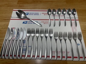 WMF Cromargan WAVE Stainless 18/8 Glossy Korea Flatware Set of 26 Pieces - Picture 1 of 15