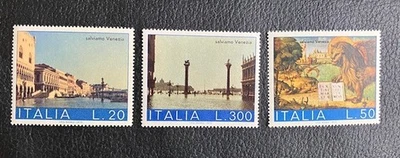 Set of 3 I. P. S. Roma 1973 -salviamo Venezia postage stamps/Mint, new - Image 1 of 2