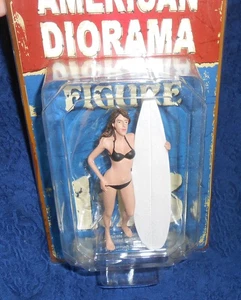 American Diorama ~ SURFER CASEY~ Mint in Pack ~ 1:18 Scale - Picture 1 of 2
