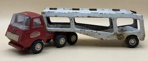 Tonka Camion Trasportatore Auto Articolato in Latta - Rosso/Bianco  - Foto 1 di 4