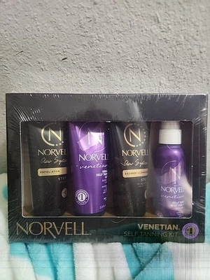 Norvell Venetian Self Tanning Kit (Lotion, Mist, Exfoliator,cleanser) - Image 1 of 2
