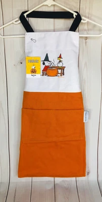 Williams Sonoma Halloween Peanuts Snoopy The Great Pumpkin Adult Apron - Image 1 of 4