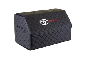 Car trunk organizer for Toyota, 45L foldable storage with red and white logo - Bild 1 von 6