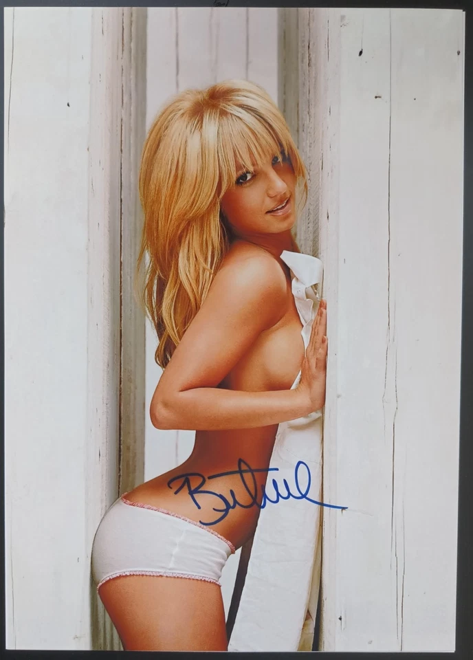 Color Foto, Britney Spears ",Org.Unterschrift mit Zertifikat, 21x30 cm,Top Motiv - Bild 1 von 3