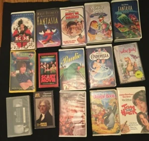 10 VHS Action Comedy Family Disney Masterpiece Lot YOU PICK CHOOSE 10 VHS Tapes - Imagen 1 de 2