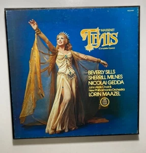 Thaïs Opera BEVERLY SILLS 3xLP Vinyl Stereo Quadraphonic Box Angel SCLX-3832 - Picture 1 of 24