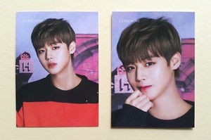 WANNA ONE Lens Nine [ Official ] Photocard Photo Card - Park Ji hoon Set (2pcs)