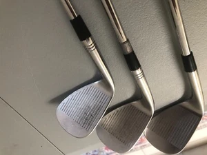 3 Taylor Made Milled Grind Wedges 52, 54 and 56 Degree Sand Wedge All carbon ste - Picture 1 of 4