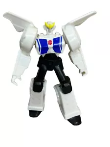 Hasbro 2016 McDonald’s Transformers Strongarm White Black Happy Meal Toy - Picture 1 of 5