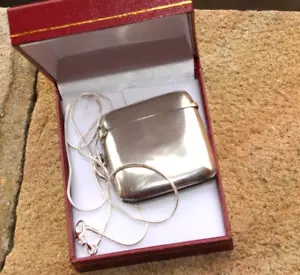 Art Deco style Silver Vesta Case - CSG & Co - Birmingham - 1923 - Bild 1 von 24