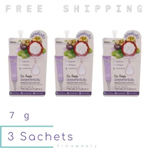 3 Sachets X 7 g Nami I'm Fresh Mangosteen Acne Gel Clogged Pores Facial Radiant - Picture 1 of 7