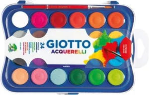 GIOTTO Aquarelle - 24er Pack Aquarell Tempera + 1 Pinsel, 30mm, C - Bild 1 von 1